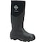 Muck Boot Co Men's MuckMaster Tall Rubber Boot, Plain Toe, 17 in Height, Black, 8 MMH-500A-BL-080 - alternate 1
